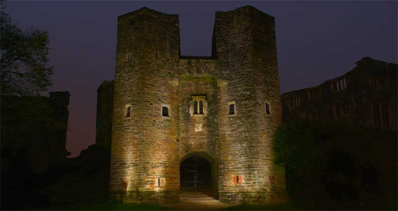 Berry Pomeroy Castle.