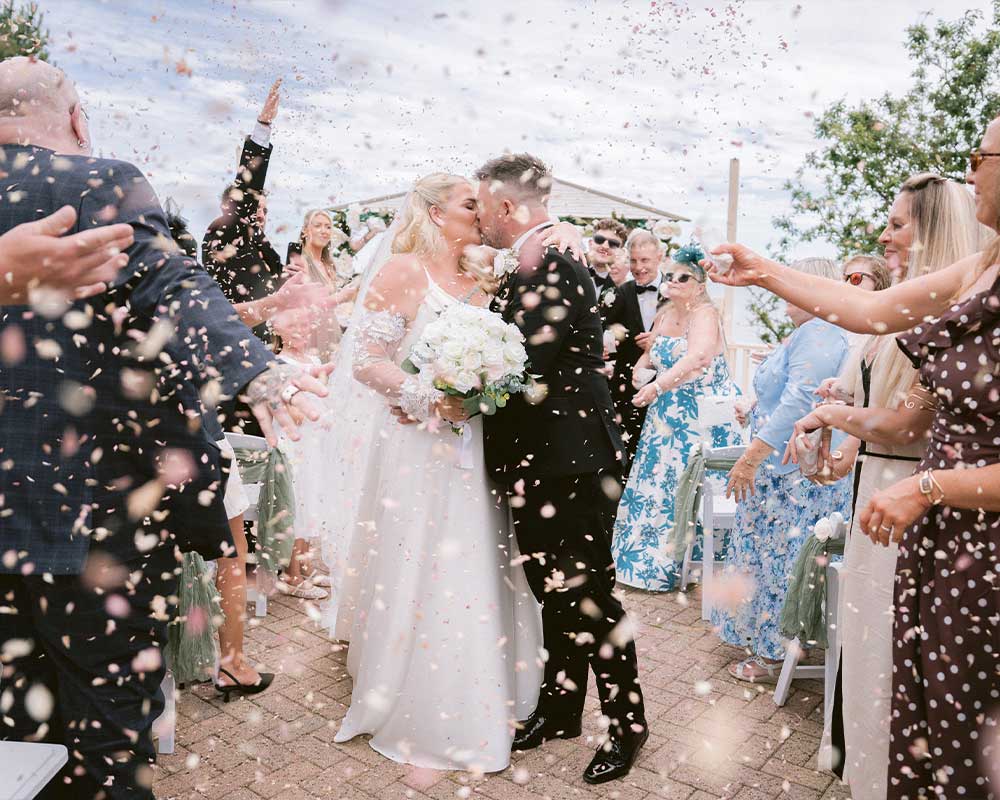 Bride and Groom confetti