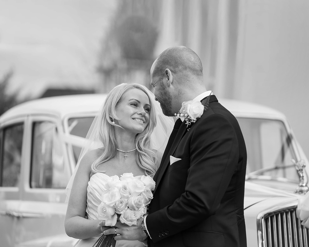 Plymouth wedding photo.